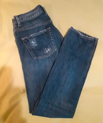 Jean Mom taille haute slim 500 / 16 taille 26 Le Temps des cerises neuf