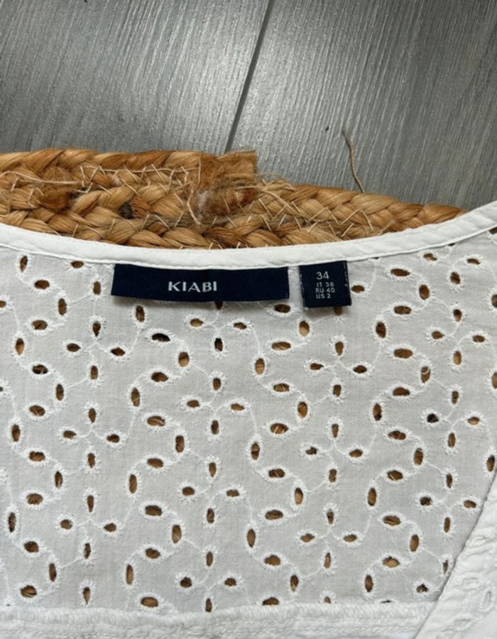 Robe blanche Kiabi taille 34 - photo numéro 3