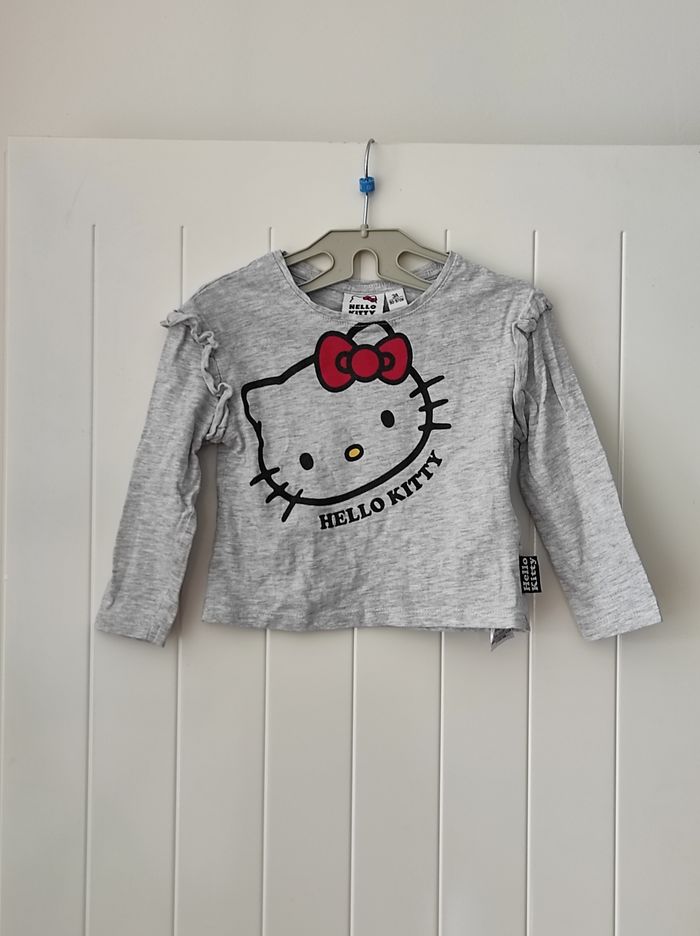 T-shirt manche longue bébé fille 24 mois - photo numéro 2