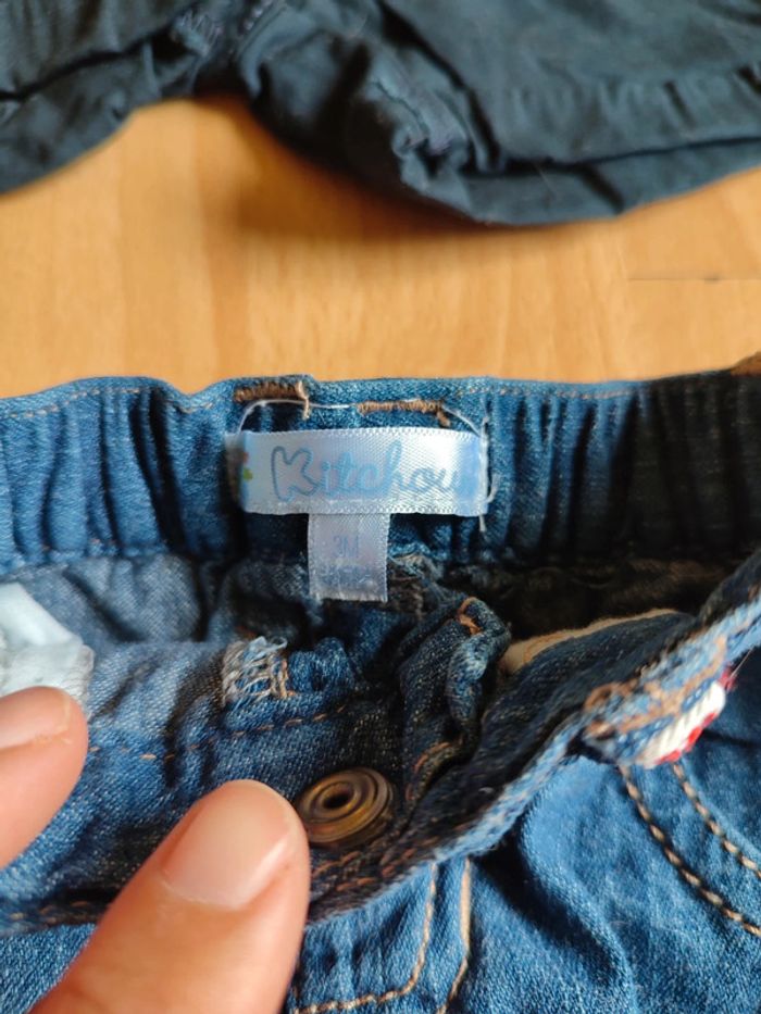 Lot de 2 shorts fille Kiabi et Kitchoun en 3-6M - photo numéro 3
