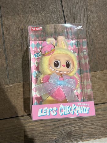 Pop Mart labubu let’s checkmate