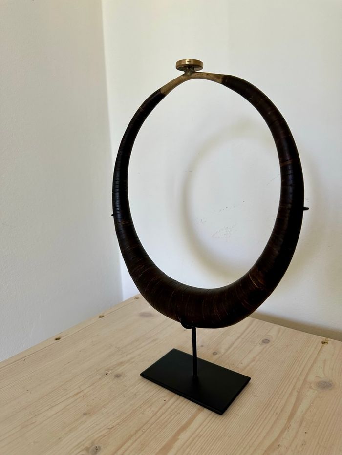 Collier papou traditionnel en Cuir - photo numéro 6