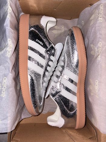 Adidas Samba OG Silver Metallic – Neuf avec boîte – Taille 38