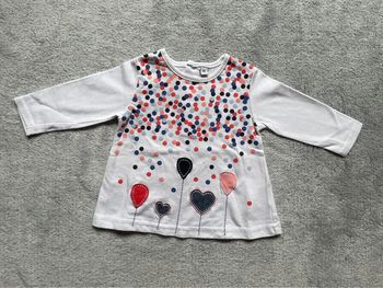 Tee shirt manches longues, 6 mois