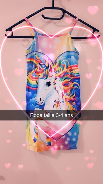Robe fille 3-4 ans