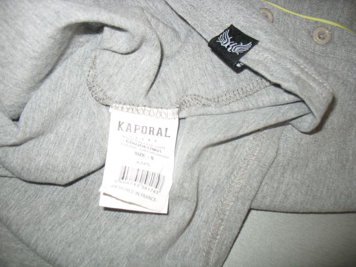 POLO MC GRIS CLAIR "KAPORAL" - TAILLE S - n°01 - photo numéro 7