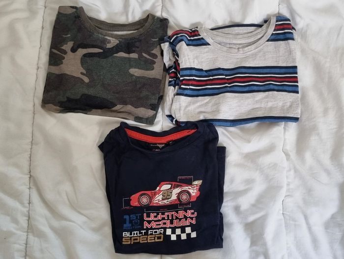 Lot de 3 t shirts manches courtes