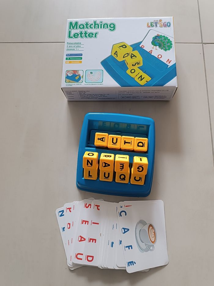 Jeu de lettres/jeu éducatif (Matching letter) - photo numéro 2