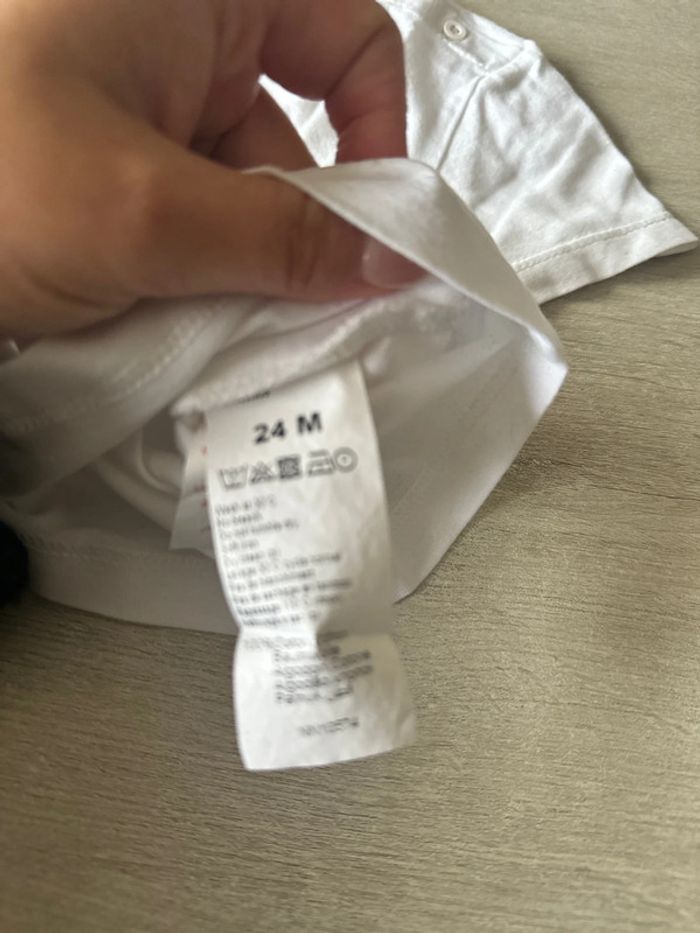 T-shirt fille Lévis 24mois coeur authentique - photo numéro 5