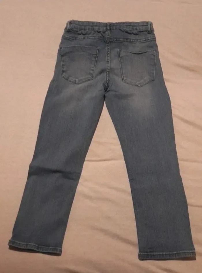 Lot de 2 pantacourts  skinny femme taille 38 en jean stretch - photo numéro 4