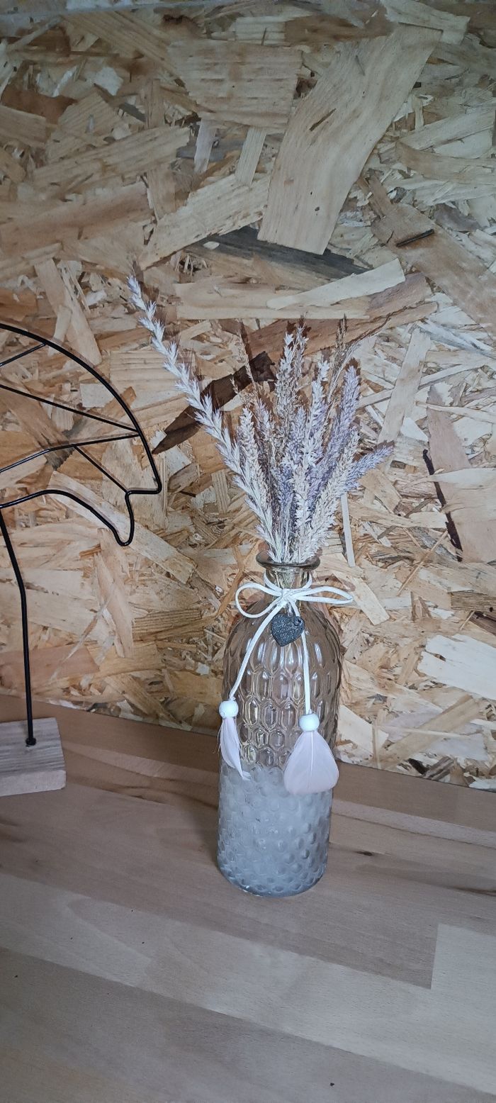 Vase + bouquet