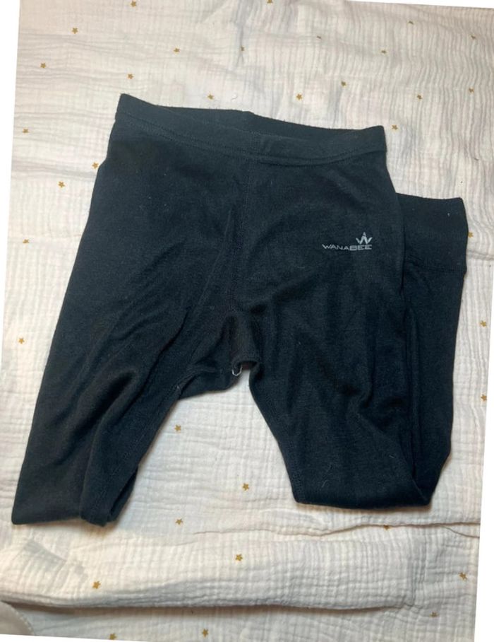 Legging noir thermique - 4 ans - photo numéro 2
