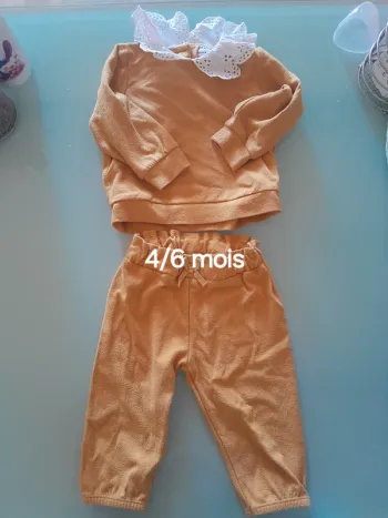 Ensemble fille 4/6mois