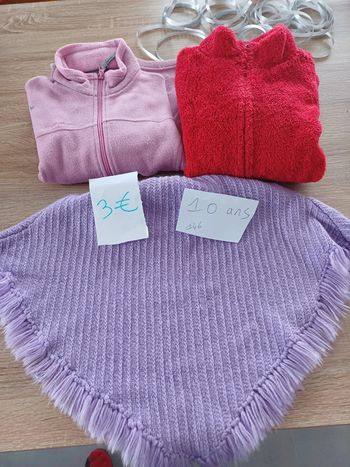 Lot vestes 10 ans