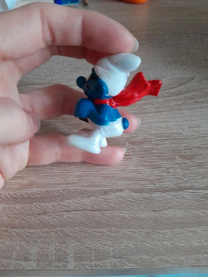 Magnifique schtroumpf aviateur ancien - photo numéro 2