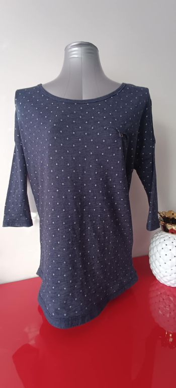 T-shirt imprimé à pois manches 3/4 "H&M" Taille M