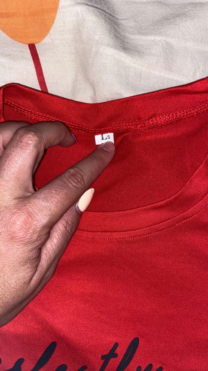 Tee shirt moulant court L - photo numéro 2