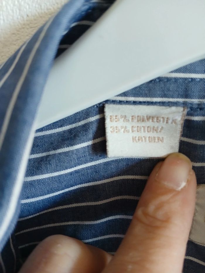 🍍 Chemise lignée Cambier taille XL - photo numéro 6