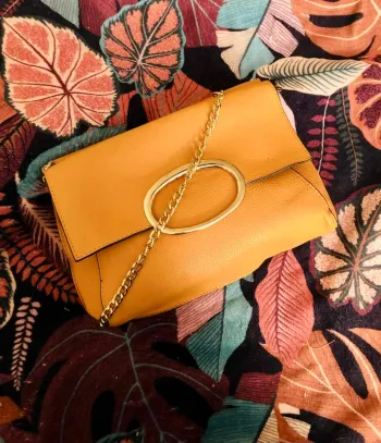 💛🍁Sac bandoulière Parfois jaune ocre doré automnal Crossbody bag golden ochre for autumn 🍁💛