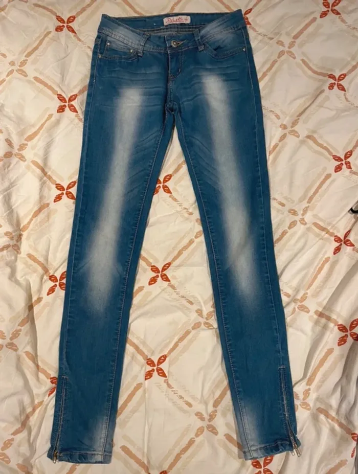 Jean skinny clair D.cherri - Taille 34 - photo numéro 2