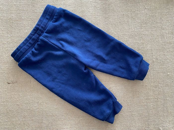 Ensemble Sweat et pantalon bleu foncé  9-12 mois Adidas - photo numéro 5