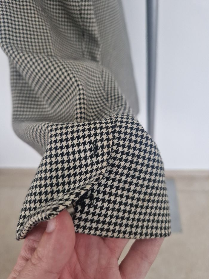 Blazer vintage blanc et noir Finiz Uomo - photo numéro 4