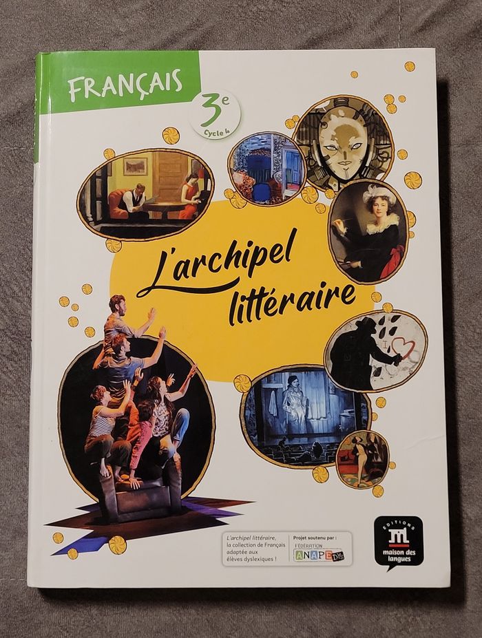 L'archipel littéraire 3e - Livre de l'élève Claire Montanari