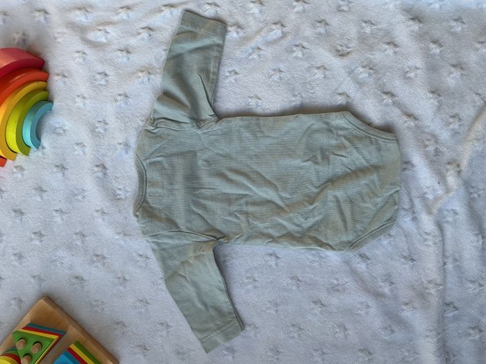 body manches longues bleu dessin devant 3 mois tout compte fait - photo numéro 9