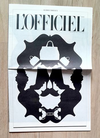 Journal papier l'Officiel guide cadeaux
