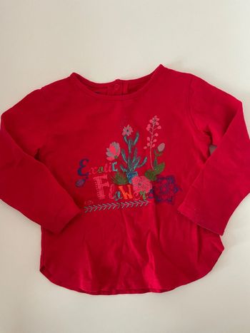 Tee shirt manche longue 24 mois noël
