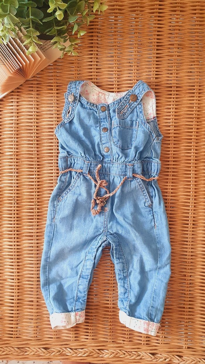 Combinaison pantalon fille 3 mois très bon état & neuve - photo numéro 6