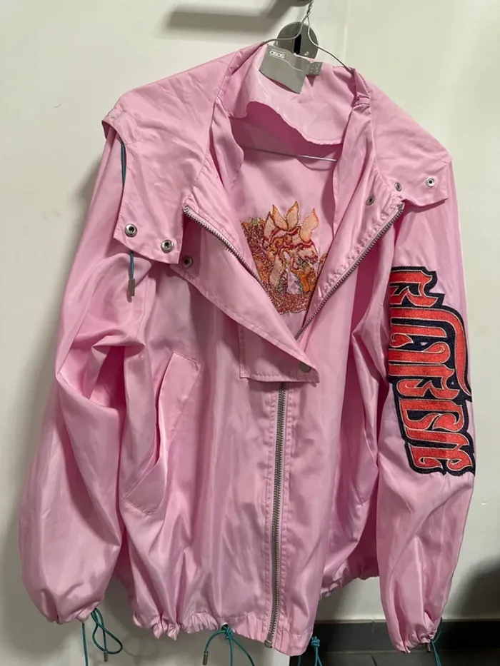 Magnifique veste rose asos taille 32 - photo numéro 3