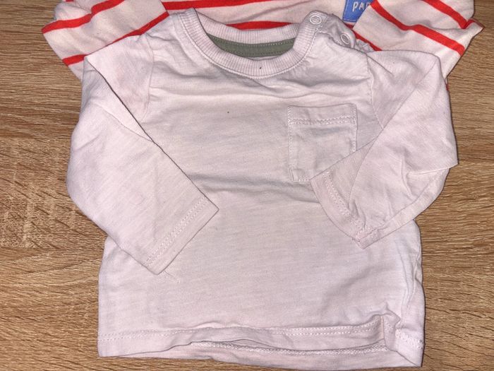 Lots de 4 maillot manche longue 1 mois - photo numéro 3