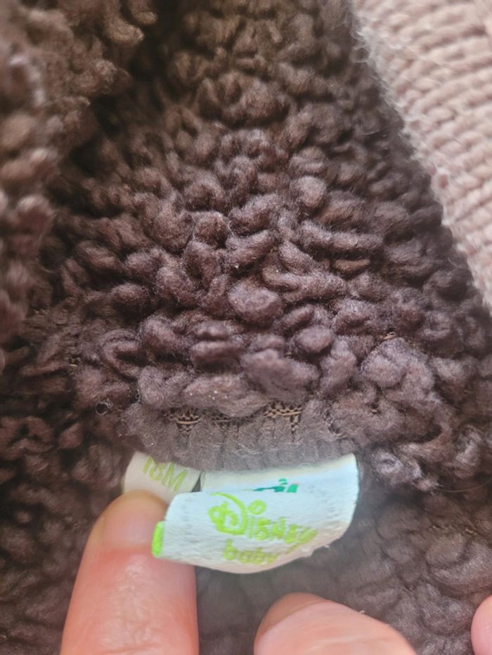 Gilet zippé à capuche Disney 18 mois - photo numéro 2