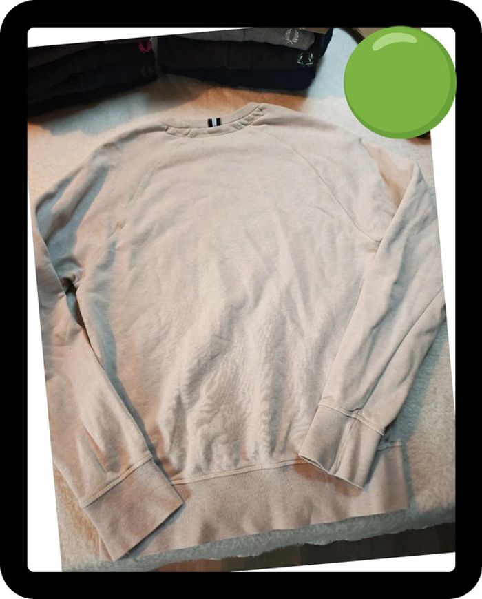 Sweatshirt Fred Perry Authentique M6313 - Beige/Écru - Très Bon État - photo numéro 5