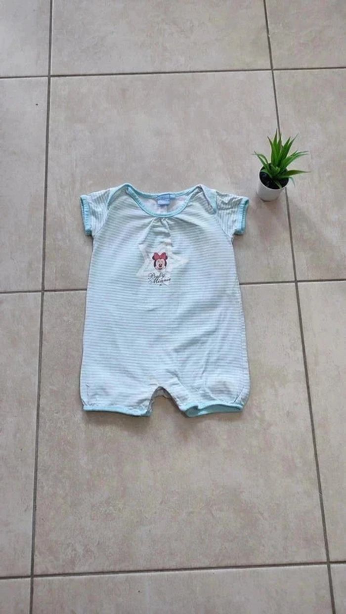 Barboteuse / combinaison été 12 mois disney minnie