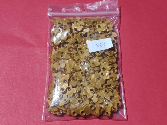 Lot 200 feuilles dorées Lego - jamais utilisées - parfait état - vrai Lego