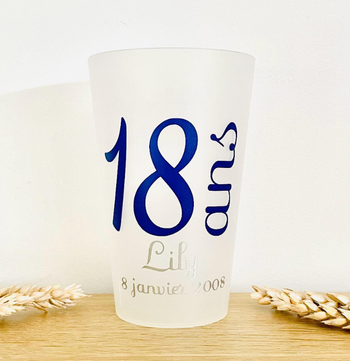 Gobelet personnalisé pour anniversaire | 18 ans