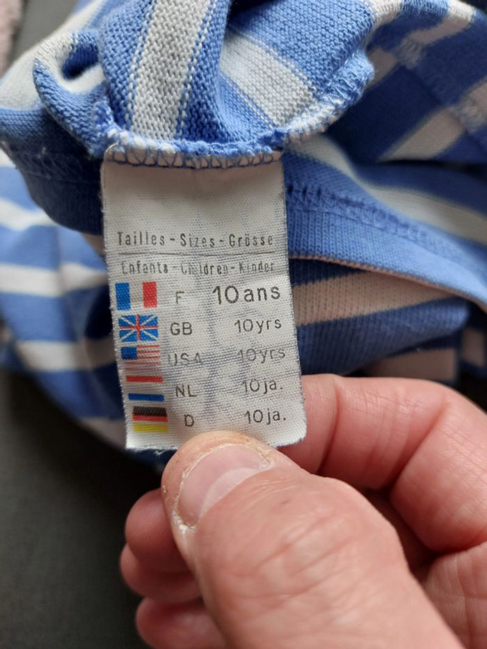 Sweat manche 3/4 Saint James taille 10 ans - photo numéro 5