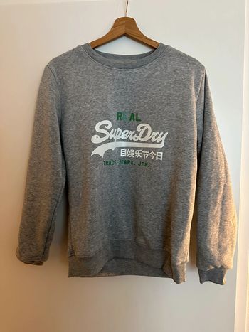 Sweat gris Superdry