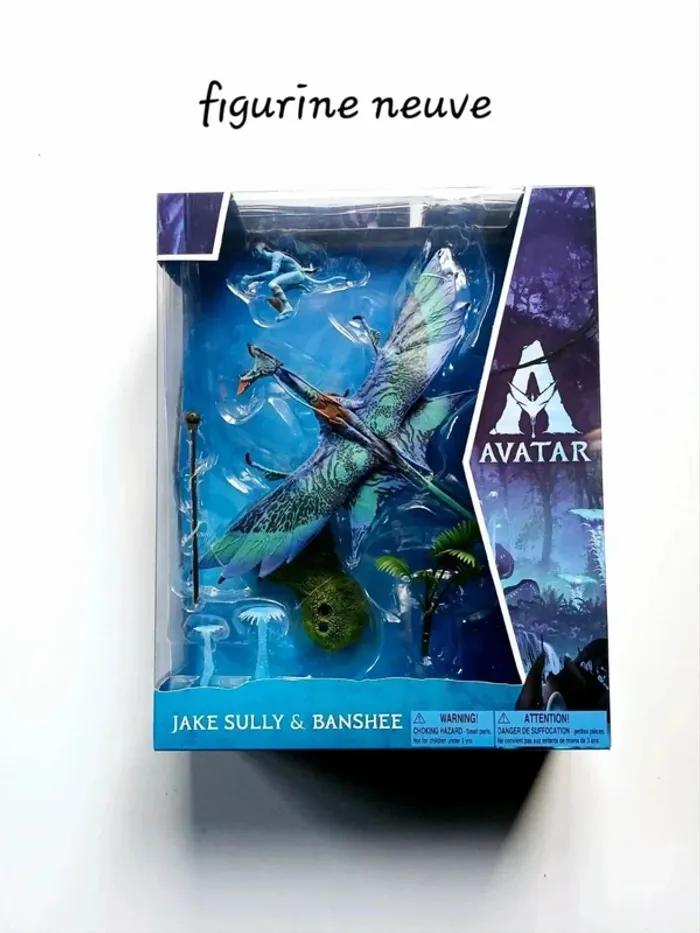 Figurine McFarlane Toys Avatar Banshee et Jake Sully