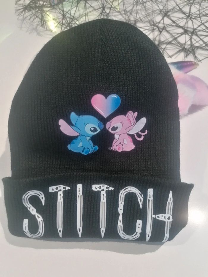 Bonnet Stitch Angel cœur 👧🏻