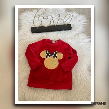 Très beau pull minnie de noël  🥰 Disney taille 12-18 mois
