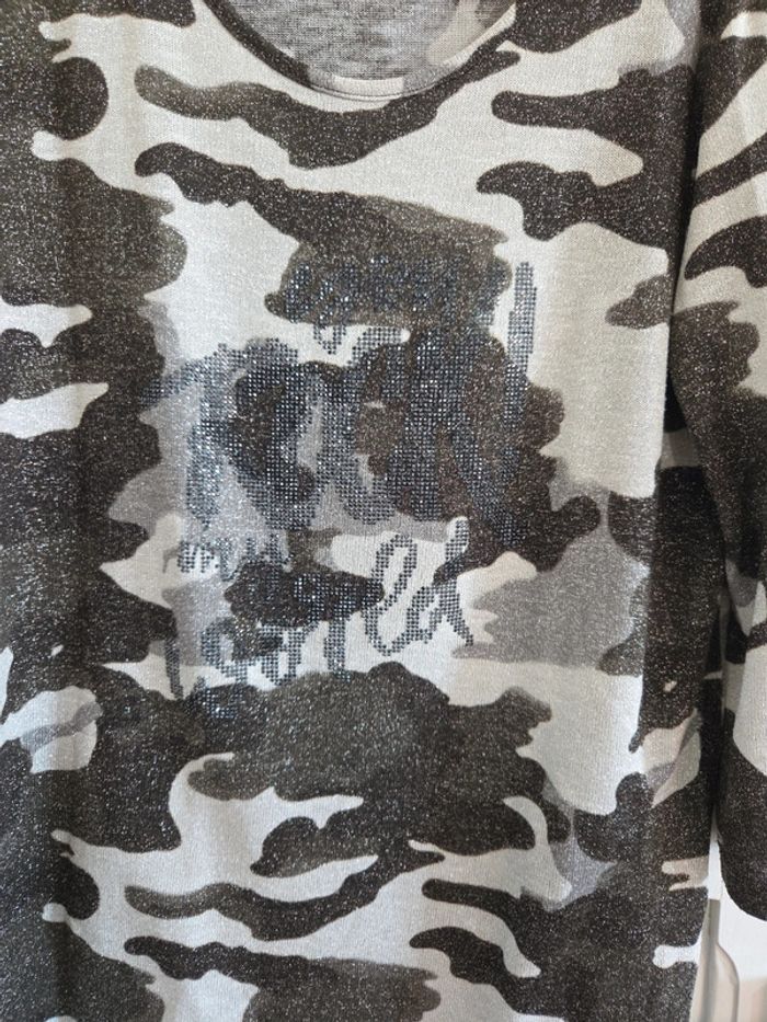 Pull fin militaire 🌸 M - photo numéro 2