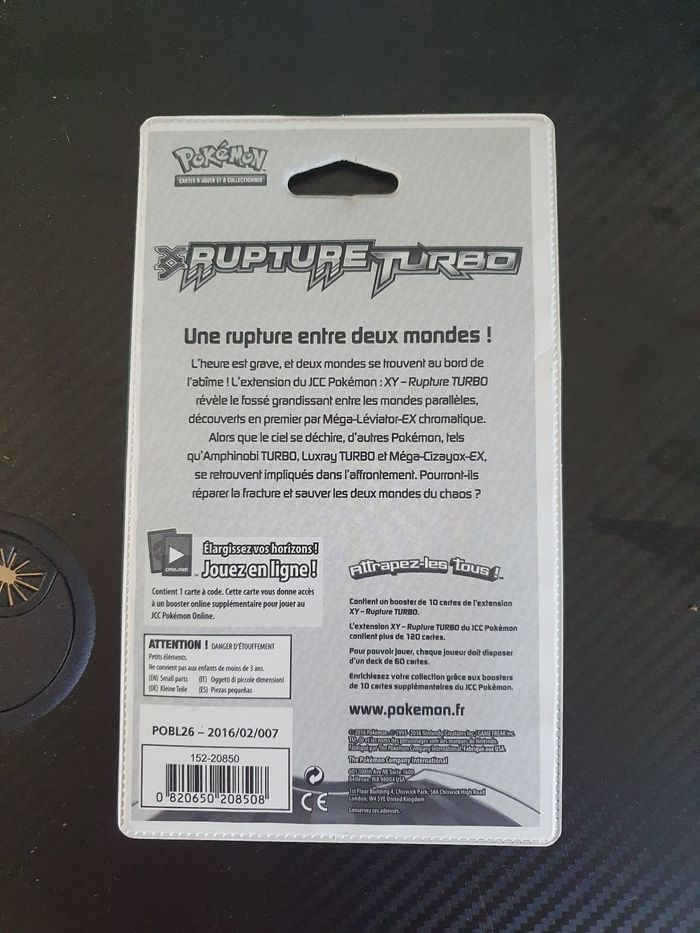 Blister booster pokemon xy rupture turbo - photo numéro 2