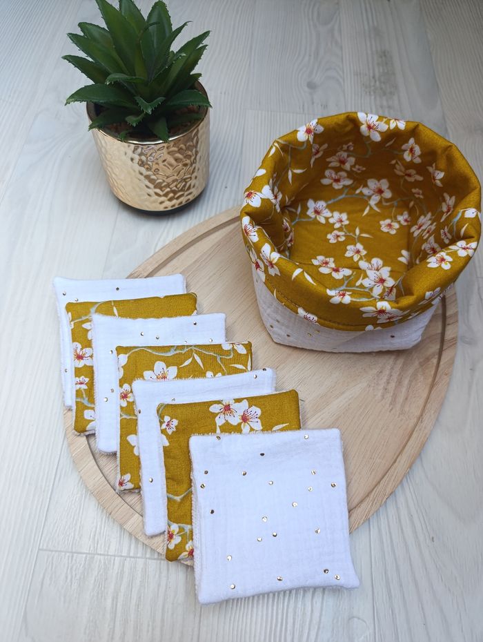 Panière+ 7 lingettes lavables