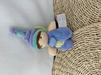 Doudou et Compagnie Les Demoiselles Fées velours support tétine