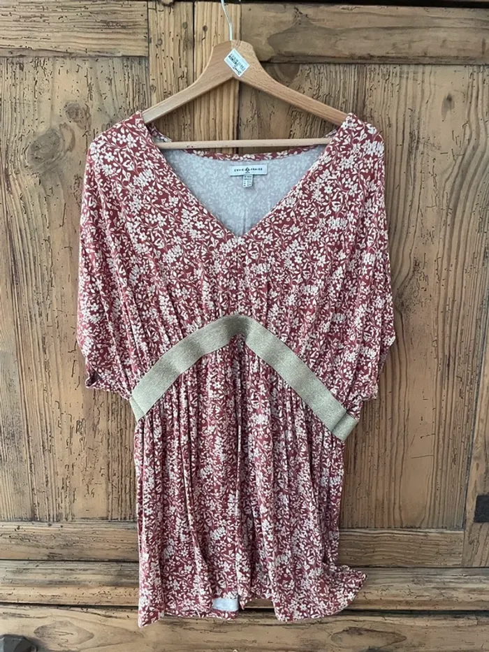 Blouse grossesse envie de fraise t 46