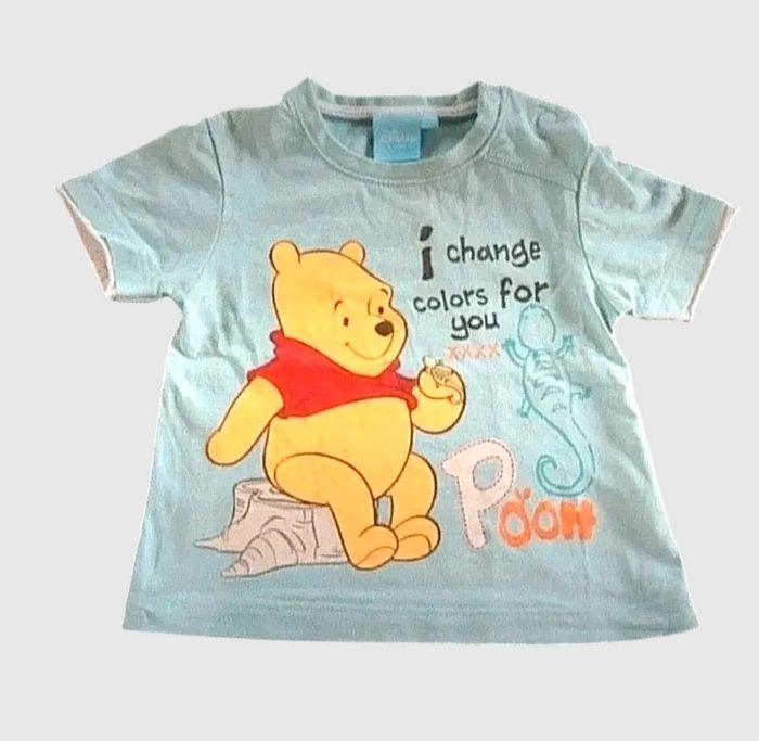 T-shirt Disney 18 mois - Winnie l'ourson - Turquoise - Très bon état
