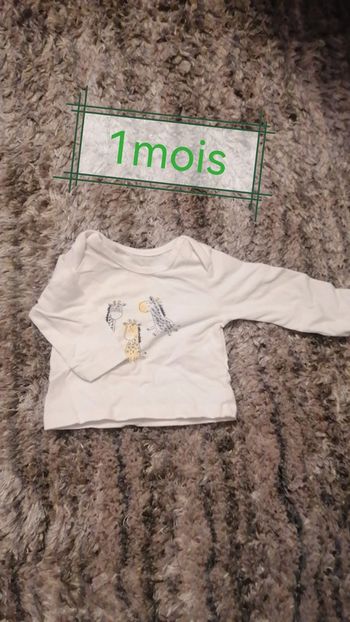 Tee shirt 1mois
